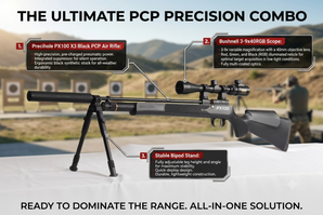 Ultimate PCP Combo - Achilles X3 + Bushnell 3-9x40 + Bipod