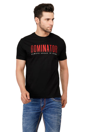 Men's DOMINATOR Cotton T-Shirt (Black)
