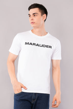 Men's MARAUDER Cotton T-Shirt (White)